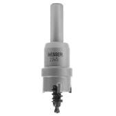 20-05-022 ТСТ коронка Messer 22X5 с центрирующим сверлом и толкающей пружиной - Главсвар