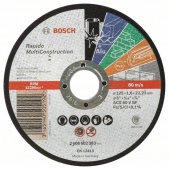 2608602383 Отрезной круг Bosch MultiConstruction, Rapido прямой, 125х1.6х22.23 мм - Главсвар