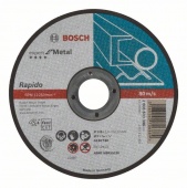 2608603396 Отрезной круг Bosch Expert for Metal, Rapido прямой, 125х1.0х22.23 мм - Главсвар